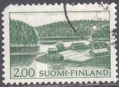 37448 ......... FINLANDIA - CASA DE CAMPO A BEIRA DO LAGO - 1963 - USADO
