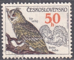 37741 ..... CHECOSLOVAQUIA - CORUJA BUBO BUBO - USADO