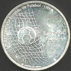 P4134 .... PORTUGAL - 10º CAMPEONATO DE FUTEBOL - U E F A '2004 - 1 000 ESCUDOS 2001 ( PESA 28 Grs )
