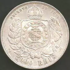 658 ...... 2000 REIS 1888 C . L . - 3º SISTEMA MONETÁRIO - 4º TIPO - Carol Selos