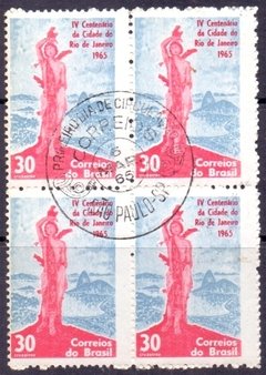 8133 ... CARIMBO DE PRIMEIRO DIA SÃO PAULO - IV CENTENÁRIO DO RIO DE JANEIRO - 1965 - C522