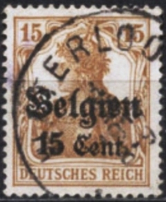 2160     ALEMANHA   -   OCUPAÇÃO NA BELGICA  -     15  Cent