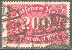3065 ALEMANHA - ZIFFERN - 200 MARK - 1922