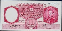 11876 ARGENTINA - 10 PESOS 1967