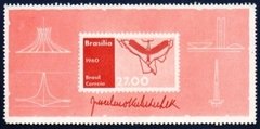 B014 ANIVERSÁRIO DO CONSTRUTOR D BRASILIA - DR. JUSCELINO KUBITSCHEK DE OLIVEIRA - 1960