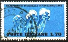 BICICLETA - 18807 - ITÁLIA - CAMPEONATO MUNDIAL DE CICLISMO 1962 - 70 LIRE - USADO