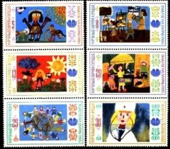 16399 BULGÁRIA - DESENHOS INFANTIS - 1985 - SERIE MINT
