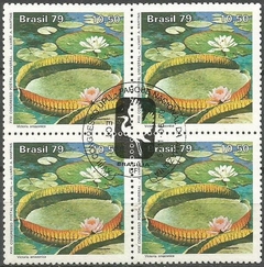 C1091 PROTEÇÃO À NATUREZA PARQUE NACIONAL DA AMAZONIA 1979 - VITORIA REGIA