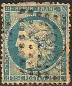 25276 FRANÇA - CERES - 25 c. - 1875 - USADO