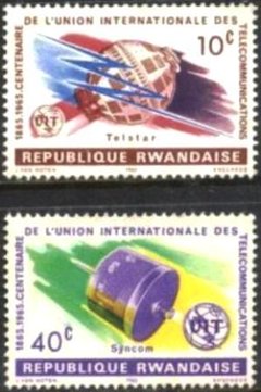 15143 RWANDA - TELECOMUNICAÇÕES - SERIE MINT