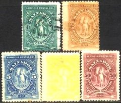 17520 SALVADOR - EMISSÃO DE 1890 - DIVERSOS VALORES