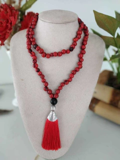 Japamala Vermelho Buda 108 Cordas