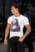 Camiseta masculina abstract monalisa calling