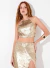 Cropped frente única paetes sommer - comprar online