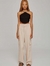 Cropped alça tricot frente única myft