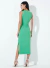 Vestido regata canelado midi sommer na internet