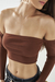 Cropped manga longa canelado sommer