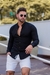 Camisa masculina gola padre oxing na internet