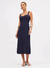 Vestido alça midi linho sommer - comprar online