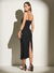 Vestido alça midi cut out abdomen sommer - comprar online
