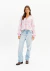 Calça jeans reta corações myft - comprar online