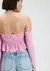 Cropped manga longa babados myft - FASHION UP!