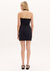 Vestido curto com argola e strass myft na internet