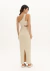 Vestido alça super midi recortes myft - comprar online