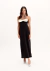 Vestido tomara que caia midi com laço alfaiataria myft