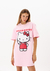 Vestido manga curta moletom hello kitty myft na internet