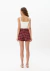 Shorts saia tweed xadrez myft na internet