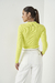Blusa manga longa canelada gola media sommer - comprar online