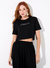 Cropped t-shirt strass sommer - comprar online