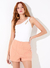 Body regata nó ombro único canelado sommer - comprar online