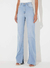 Calça jeans flare lavage clara sommer - comprar online