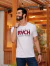 Camiseta masculina bordada rvch revanche - comprar online