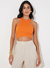 Cropped regata canelado sommer