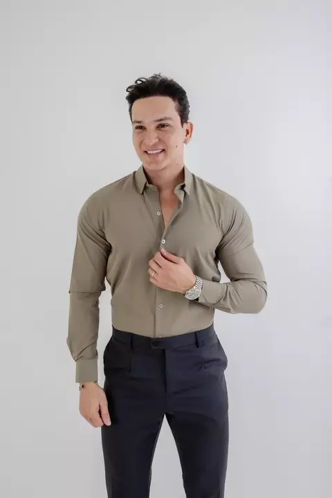 Camisa masculina manga longa tecnológica Calling