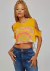 Cropped t-shirt correntes manga MYFT