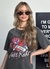 T-shirt manga curta just rebel