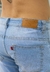 Calça masculina jeans reta lavagem clara revanche - comprar online