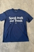 T-shirt manga curta speak truth lerrux - comprar online