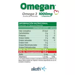 Omega 3 Alioth 60 Caps Omegan + Vitamina E - comprar online