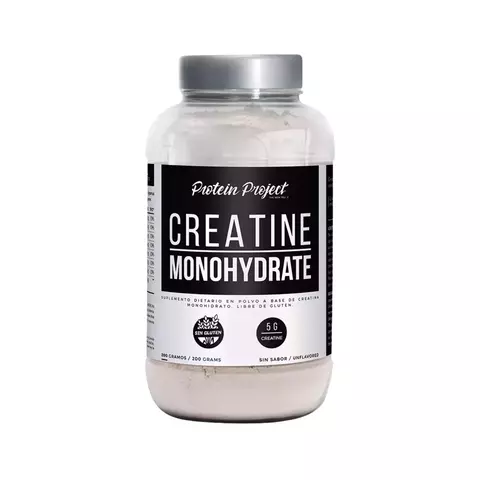 Creatina Monohidrato 200 Gr 40 Serv Protein Project Sin Tacc