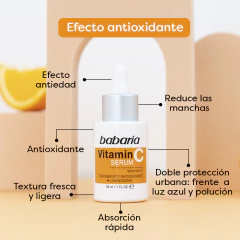 Serum Facial Vitamina C, Antioxidante, Luminosidad Babaria