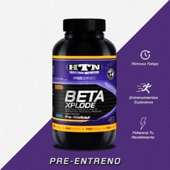 Htn Beta Xplode Pre Entreno Apto Diabético Celiaco Y Vegano - HEDGEHOG SUPLEMENTOS