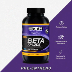 Htn Beta Xplode Pre Entreno Apto Diabético Celiaco Y Vegano - HEDGEHOG SUPLEMENTOS