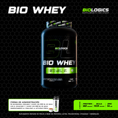 Bio Whey Protein 1 Kg Proteina Vitaminas Minerales Biologics - comprar online