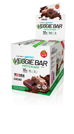 Barras Proteicas Veganas 10 Unid Gentech Sin Tacc Vitamin B12 - HEDGEHOG SUPLEMENTOS