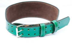 Imagen de Cinto Lumbar De Cuero Modelo Power Con Hebilla De Alta Calidad Para Gimnasio